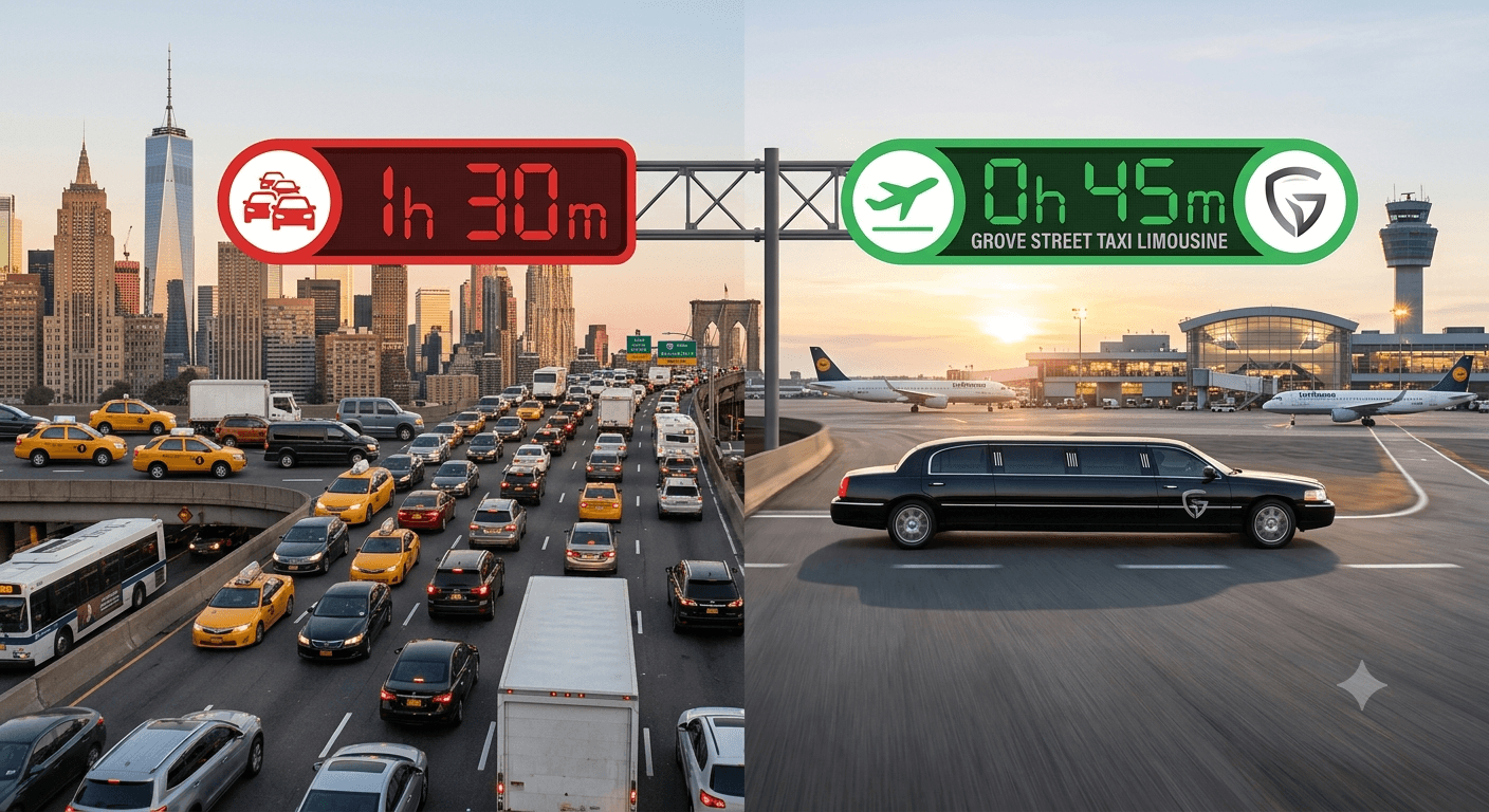 Manhattan to JFK Route